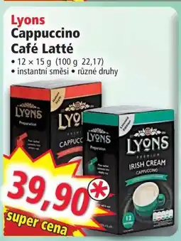 Norma Lyons Cappuccino Café Latté nabídka