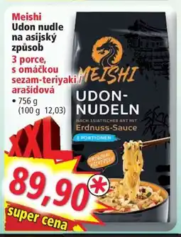 Norma Meishi Udon nudle na asijský způsob nabídka
