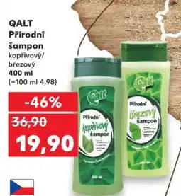 Kaufland QALT Přírodní šampon kopřivový/březový nabídka