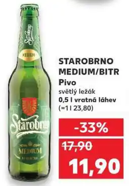 Kaufland Starobrno Medium , BITR nabídka