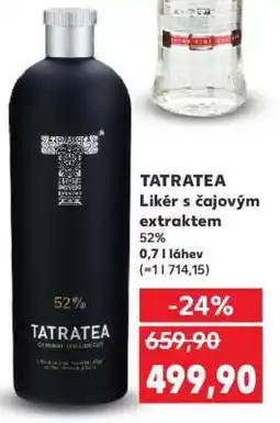 Kaufland TATRATEA Likér s čajovým extraktem nabídka