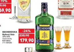 Kaufland BECHEROVKA Bylinný likér nabídka