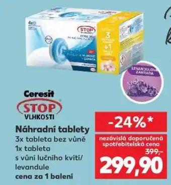 Kaufland Ceresit STOP VLHKOSTI Náhradní tablety nabídka