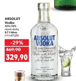 Kaufland Absolut Vodka nabídka