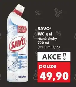Kaufland SAVO² WC gel nabídka