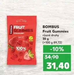 Kaufland Bombus Fruit Gummies nabídka