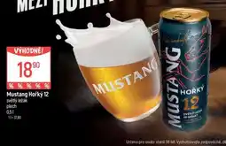Globus Mustang Hořký 12 světlý ležák plech nabídka