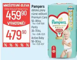 Globus Pampers dětské pleny nabídka
