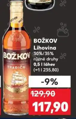 Kaufland BOŽKOV Lihovina 30%/35% nabídka