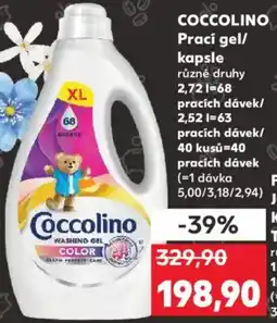 Kaufland COCCOLINO Prací gel/ kapsle nabídka