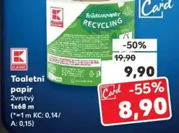 Kaufland Toaletní papír 2vrstvý nabídka