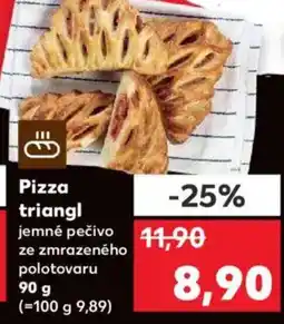 Kaufland Pizza triangl jemné pečivo nabídka