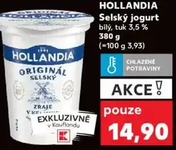 Kaufland HOLLANDIA Selský jogurt bílý, tuk 3,5% nabídka
