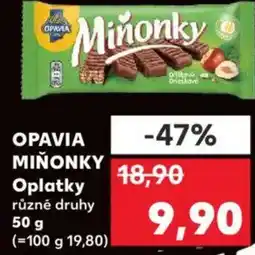 Kaufland OPAVIA MIŇONKY Oplatky nabídka