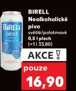 Kaufland BIRELL Nealkoholické pivo nabídka