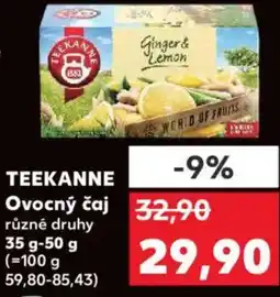 Kaufland TEEKANNE Ovocný čaj nabídka