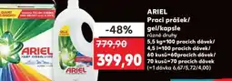 Kaufland ARIEL Prací prášek/ gel/kapsle nabídka