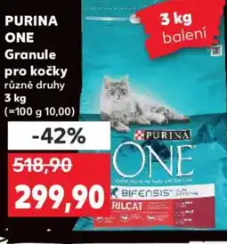 Kaufland PURINA ONE Granule pro kočky nabídka