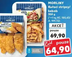 Kaufland MORLINY Kuřecí stripsy/ kebab nabídka