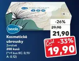 Kaufland Kosmetické ubrousky 2vrstvé nabídka