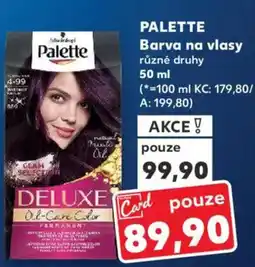 Kaufland PALETTE Barva na vlasy nabídka