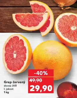 Kaufland Grep červený dovoz JAR nabídka