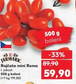Kaufland Rajčata mini Roma nabídka