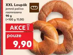 Kaufland XXL Loupák jemné pečivo rozmrazeno nabídka