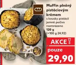 Kaufland Muffin plněný pistáciovým krémem nabídka