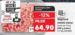 Kaufland Vepřové mleté maso nabídka