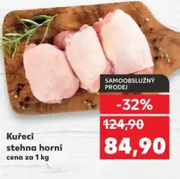 Kaufland Kuřecí stehna horní nabídka