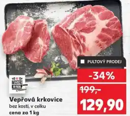 Kaufland Vepřová krkovice nabídka