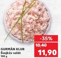 Kaufland GURMÁN KLUB Švejkův salát nabídka