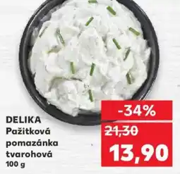 Kaufland DELIKA Pažitková pomazánka tvarohová nabídka
