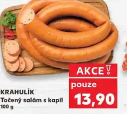 Kaufland KRAHULIK Točený salám s kapii nabídka