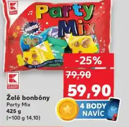 Kaufland Želé bonbóny Party Mix nabídka