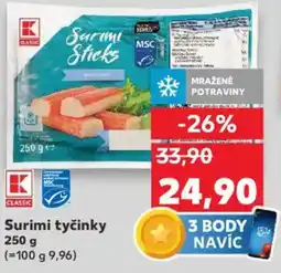 Kaufland Surimi tyčinky nabídka