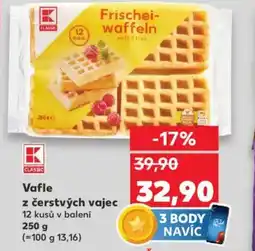 Kaufland Vafle z čerstvých vajec nabídka