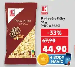 Kaufland Piniové oříšky nabídka