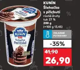 Kaufland KUNIN Šlehačka s příchutí nabídka