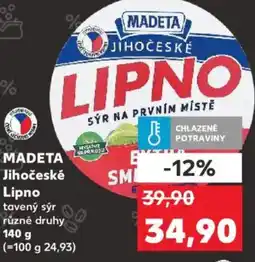 Kaufland MADETA Jihočeské Lipno tavený sýr nabídka