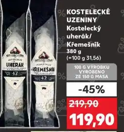 Kaufland KOSTELECKÉ UZENINY Kostelecký uherák/ Křemešník nabídka
