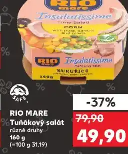 Kaufland RIO MARE Tuňákový salát nabídka
