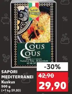 Kaufland SAPORI MEDITERRANEI Kuskus nabídka