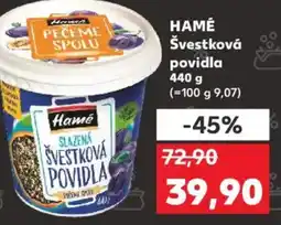 Kaufland HAMÉ Švestková povidla nabídka