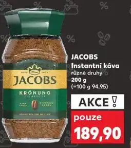 Kaufland JACOBS Instantní káva nabídka