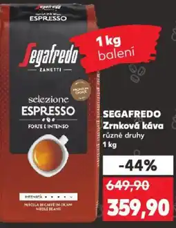 Kaufland SEGAFREDO Zrnková káva nabídka