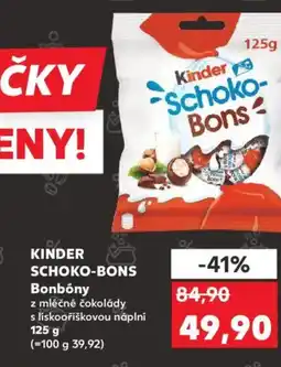 Kaufland KINDER SCHOKO-BONS Bonbóny nabídka