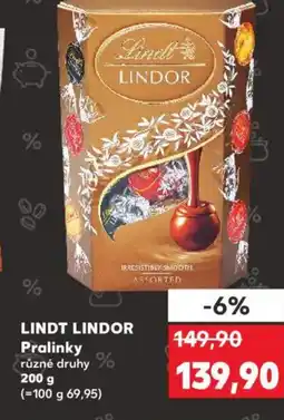 Kaufland LINDT LINDOR Pralinky nabídka