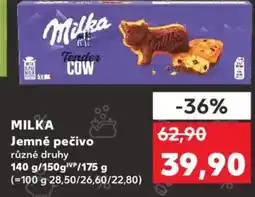 Kaufland MILKA Jemné pečivo nabídka